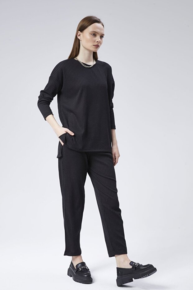 Triko Comfort Ikili Takım - Siyah - 3