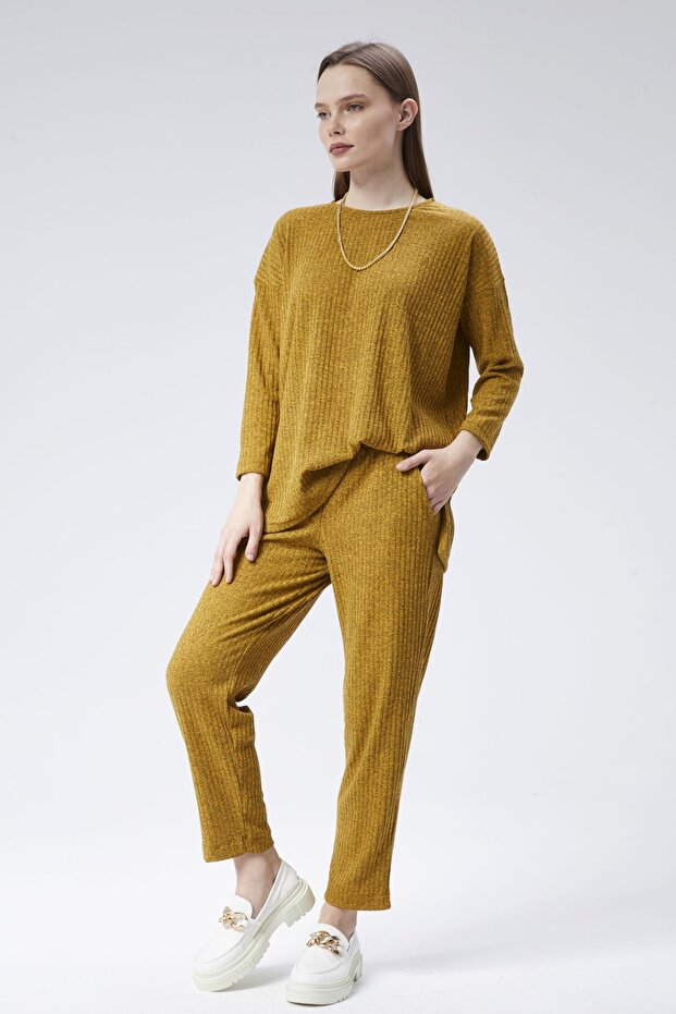 Triko Comfort Ikili Takım - Hardal - 2