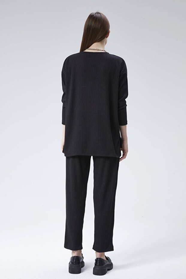 Triko Comfort Ikili Takım - Siyah - 5