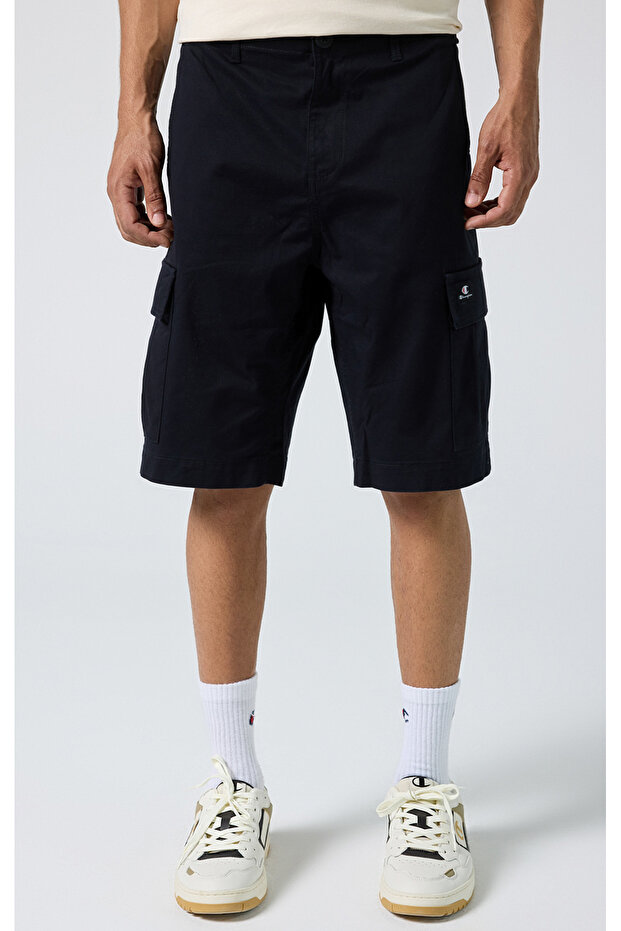 Bookstore Bermuda Siyah Erkek Şort-219866-KK001 - 4