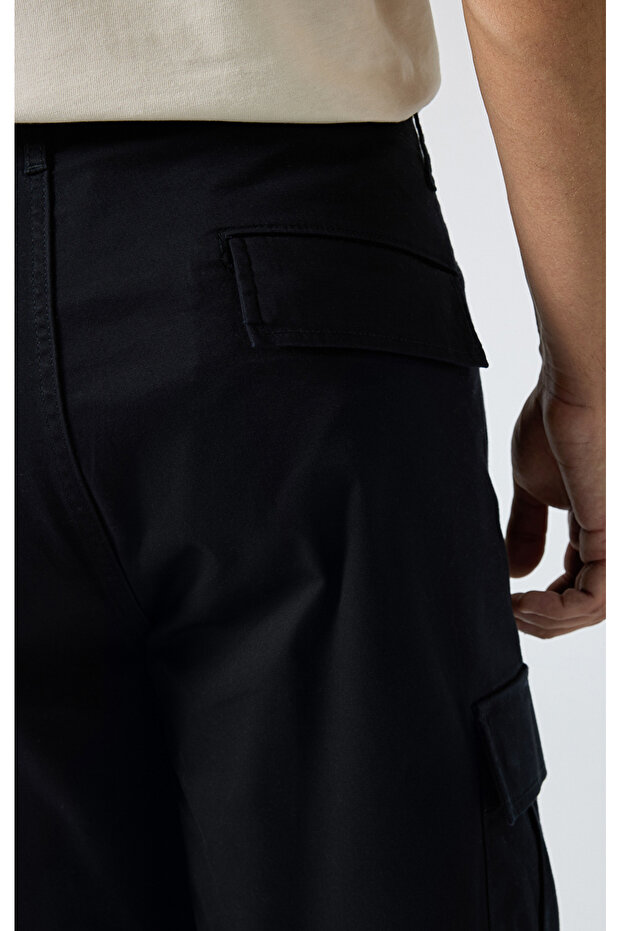 Bookstore Bermuda Siyah Erkek Şort-219866-KK001 - 6