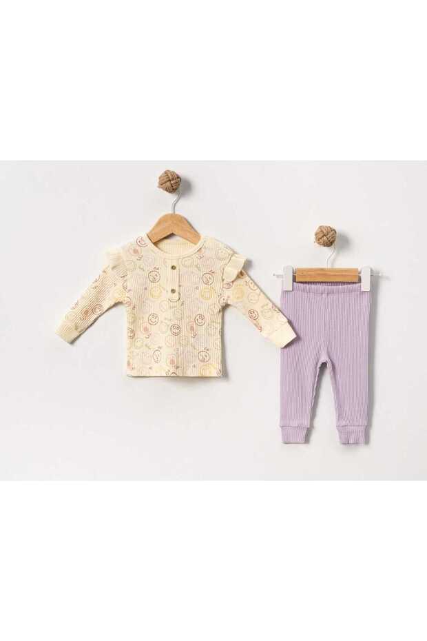Baby Girl Corded Cotton Soft Bottom Top Set