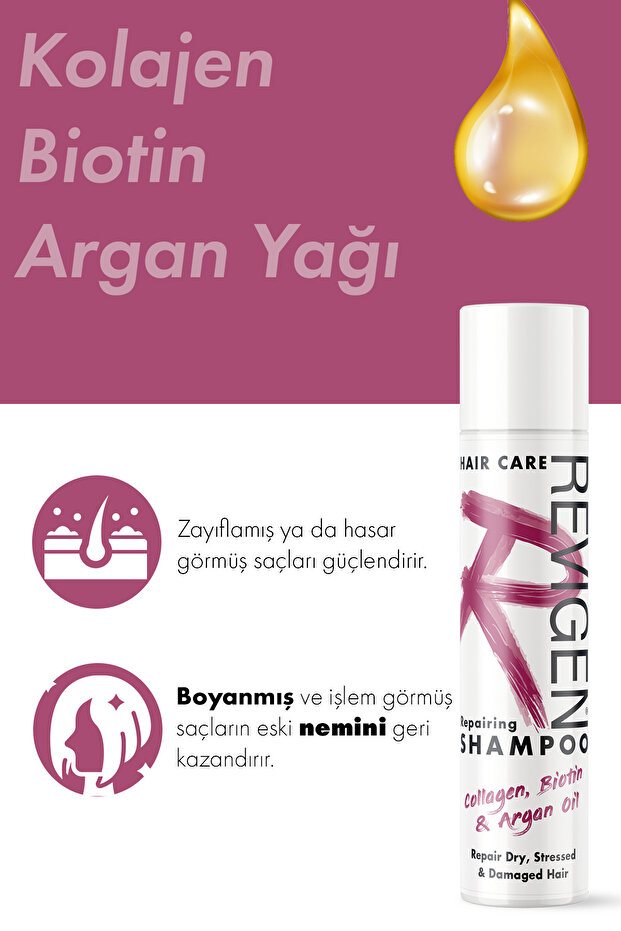 Kuru, Yıpranmış ve Hasarlı Saçlar İçin Onarıcı Şampuan - 3