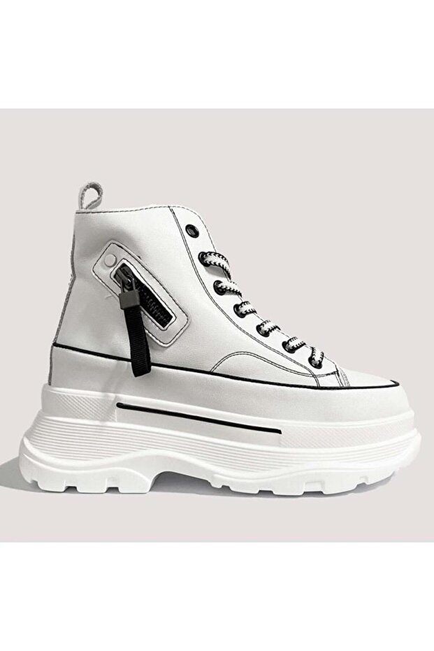 حذاء رياضي نسائي خفيف الوزن بنعل عالٍ 24K345-4 - 1