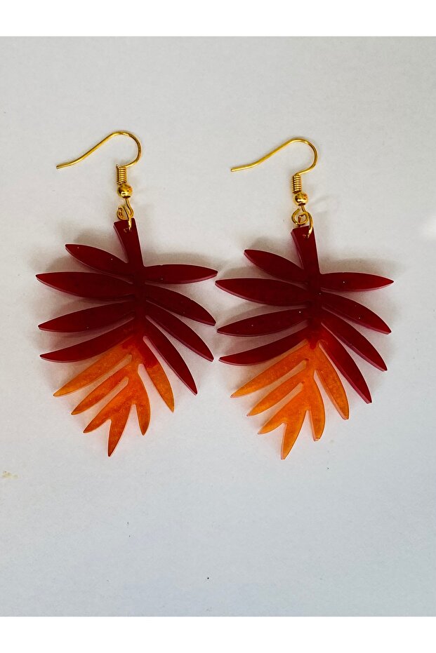 حلق على شكل ورقة شجر - 4