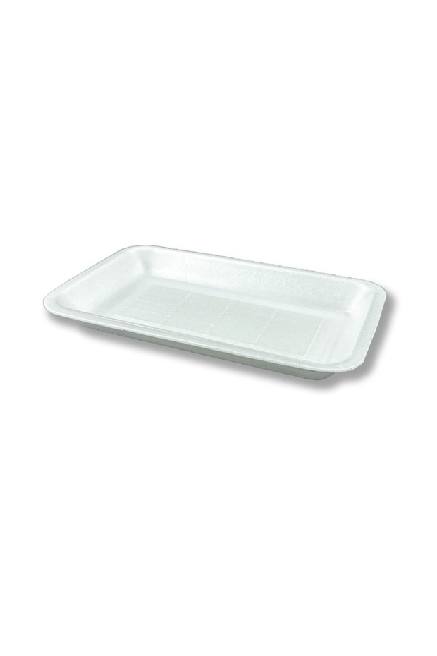 1000gr Köpük Tabak Kap - Kasap Kabı Et Tabağı 50 Adet - 1