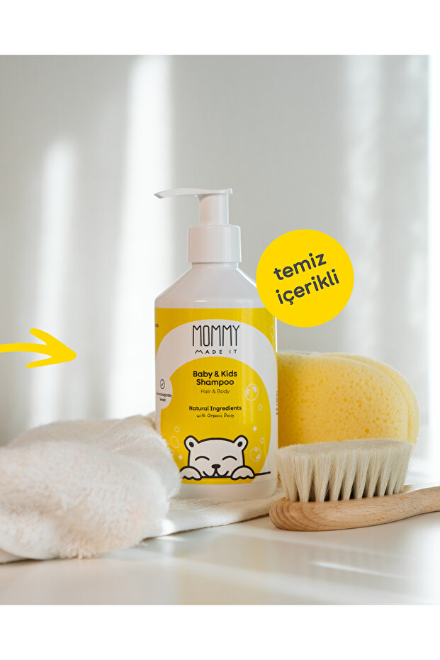 100% Natural Ingredient Hair and Body Shampoo - 300 ml