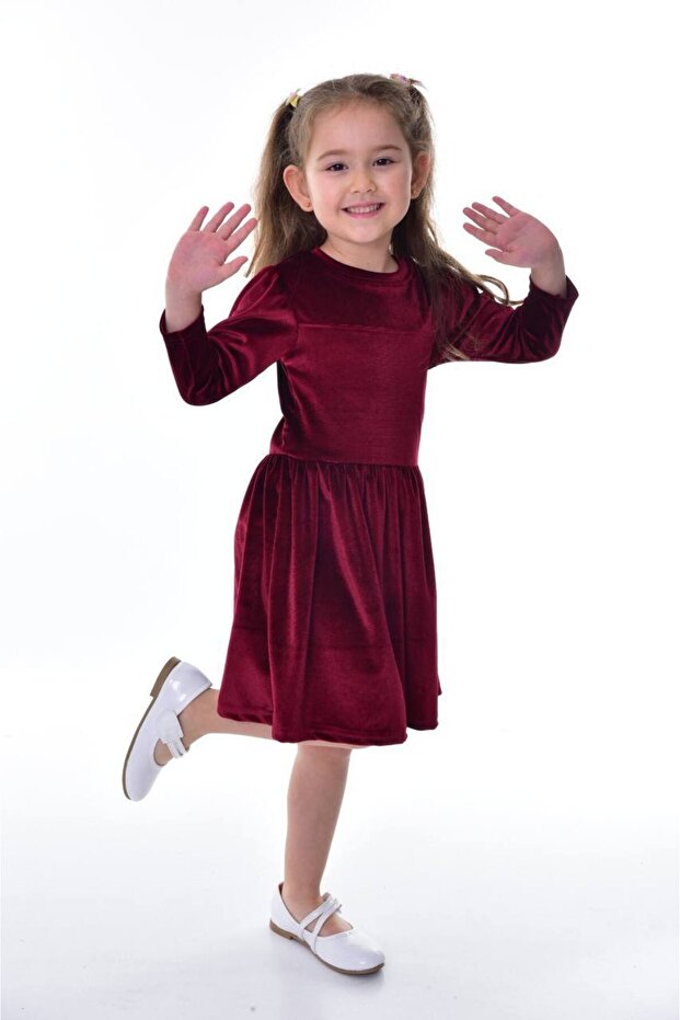 İnce Kadife Elbise - 2