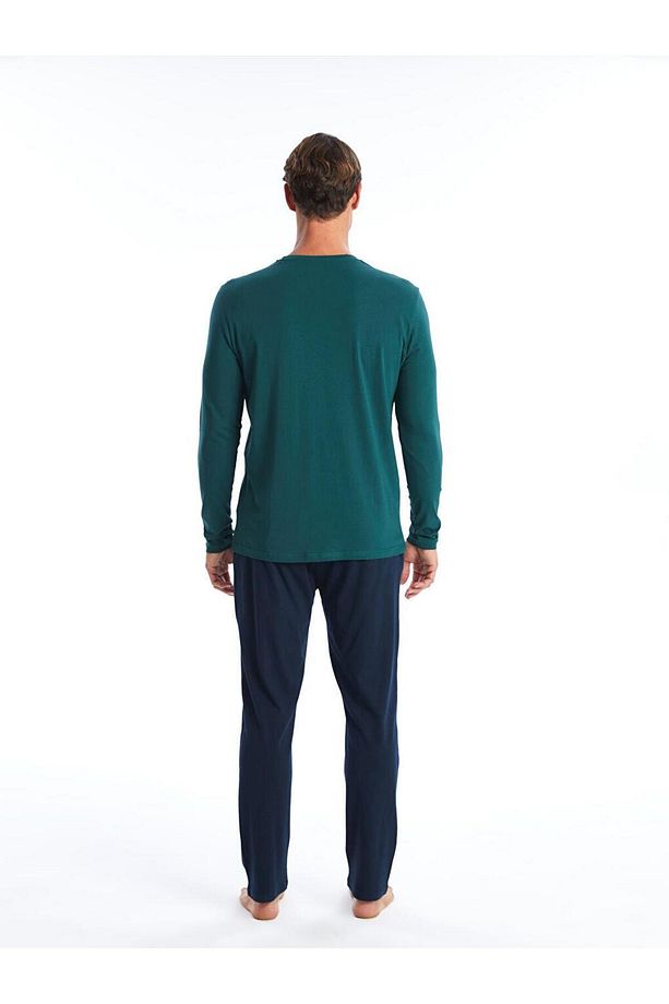 Standart Kalıp Erkek Pijama Takımı - 5