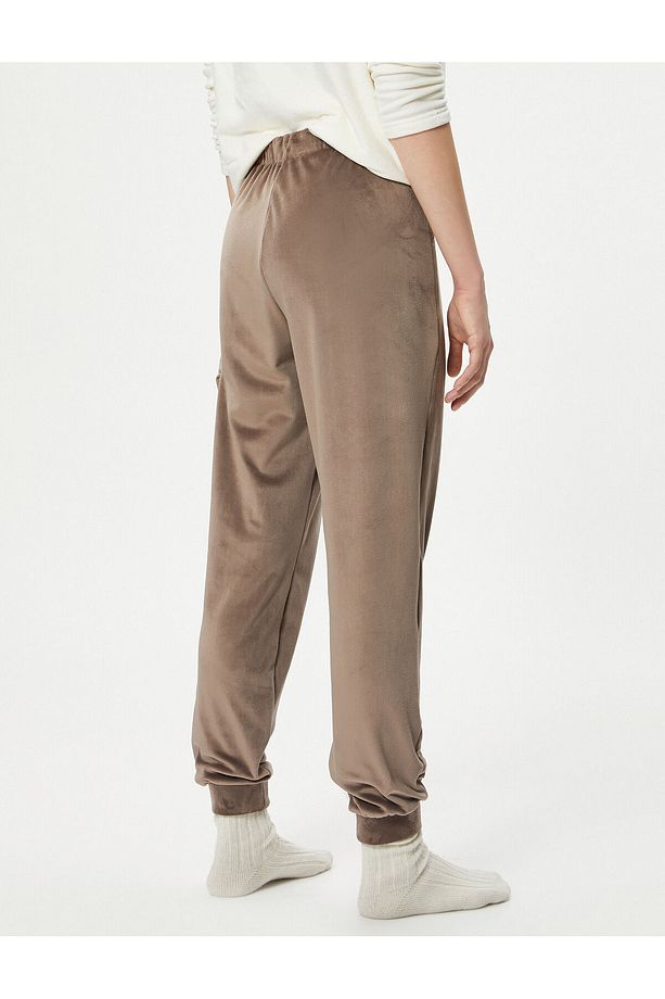 Polar Pijama Altı Jogger Yumuşak Dokulu - 4