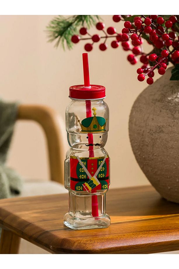 LCW HOME Karışık Baskılı Yılbaşı Temalı Pipetli Bardak 300 Ml İMREX GLOBAL - 1