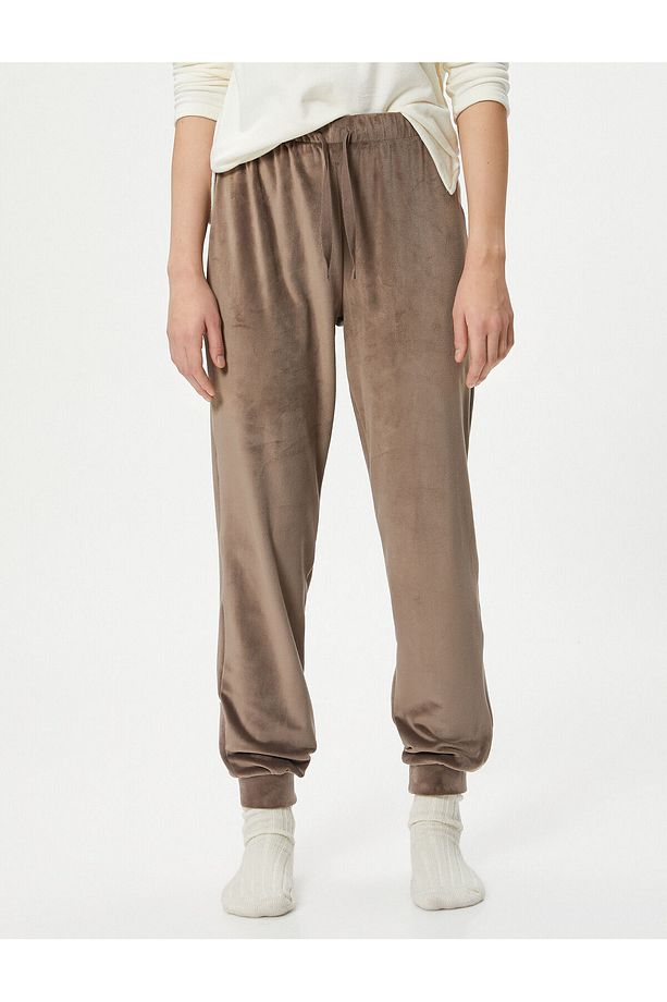 Polar Pijama Altı Jogger Yumuşak Dokulu - 3