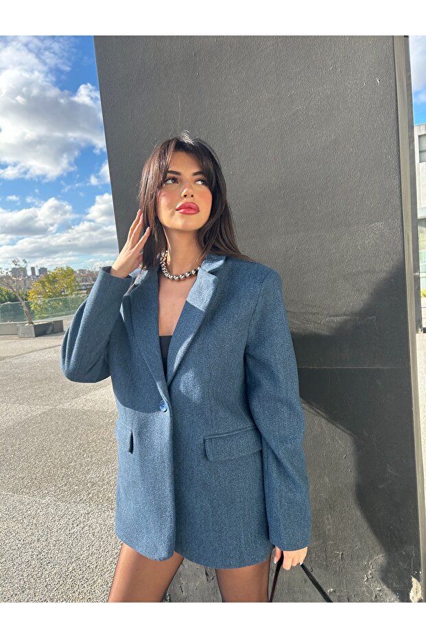 BLAZER KAŞE CEKET TEK DÜĞMELİ - 1