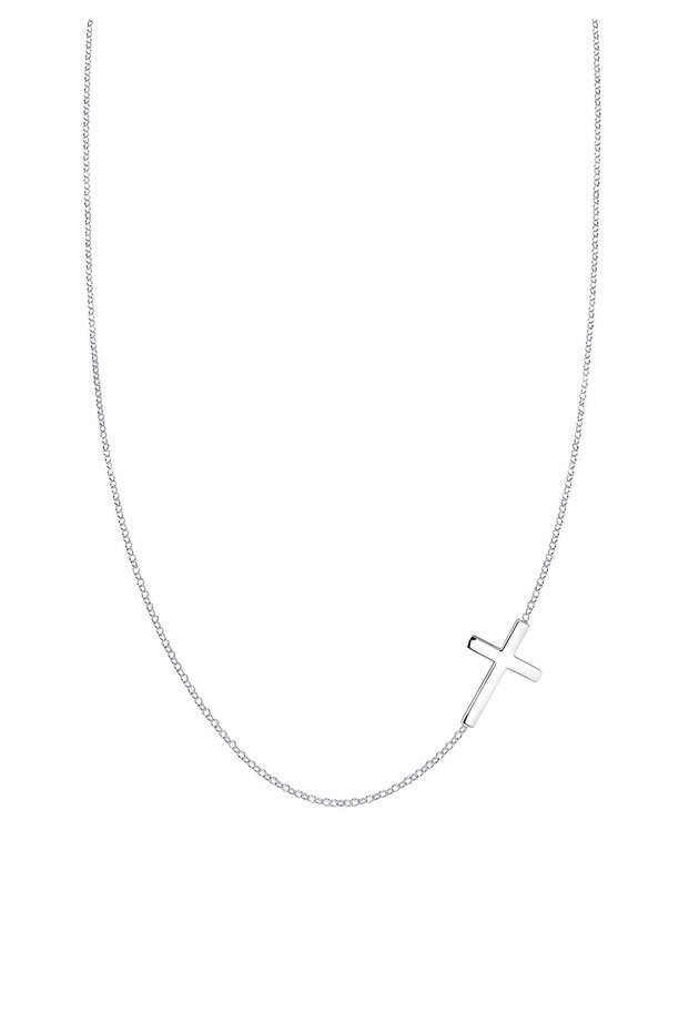 Dámský náhrdelník s křížkem a přívěskem Religion Basic ze stříbra 925, pozlacený - 2