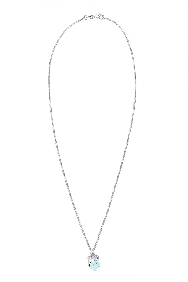 Colier cu pandantiv de damă, înger cu cristal din argint 925 - 3