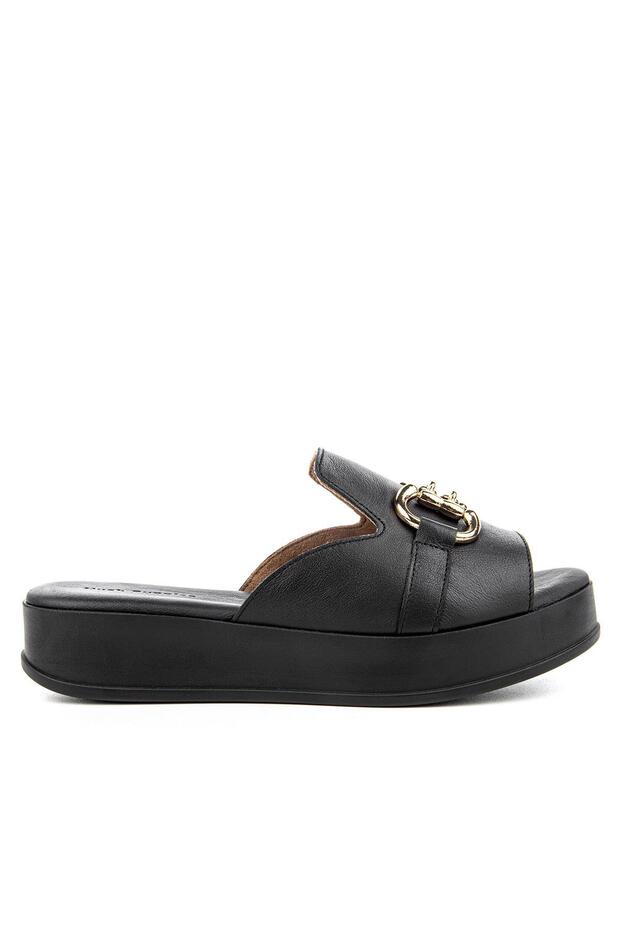 Asan Anatomical Sole Genuine Leather Women's Slippers