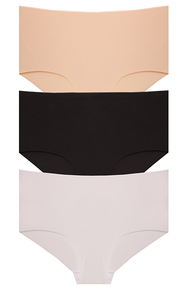 High Waist Laser Cut Recovery Special Mold 2855 3-Pack