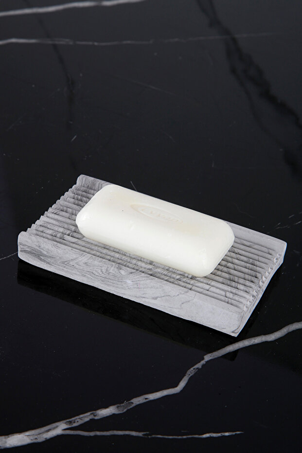 Handmade Rectangular Concrete Solid Soap Dispenser - 3