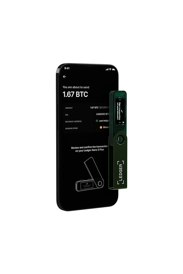Nano S Plus Zümrüt Yeşili Kripto Donanım Cüzdanı - 7