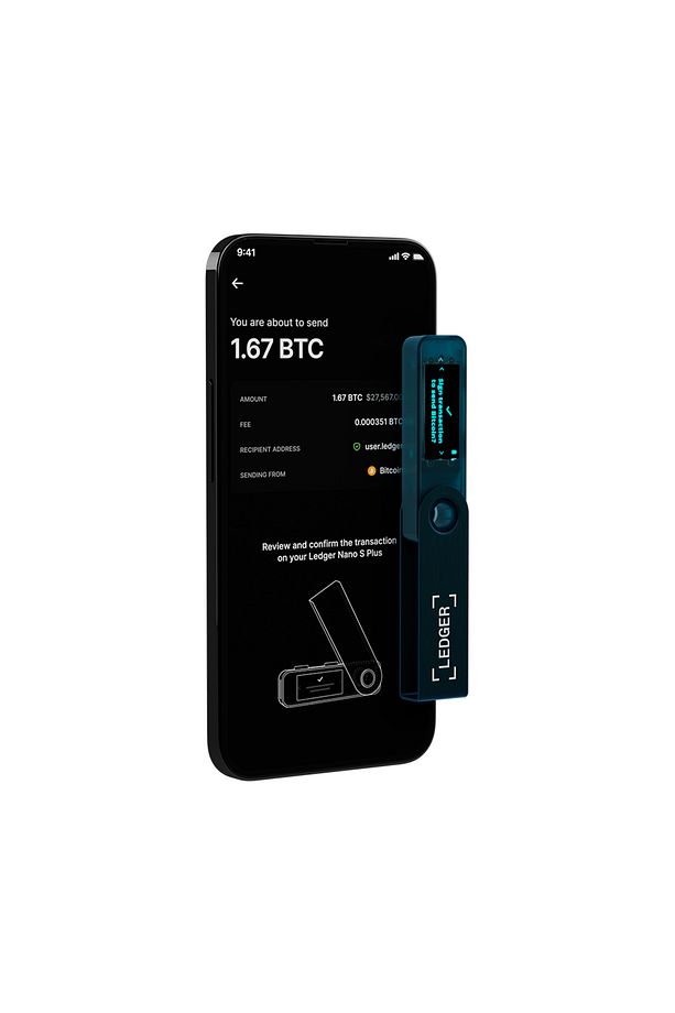 Nano S Plus Safir Mavisi Kripto Donanım Cüzdanı - 7