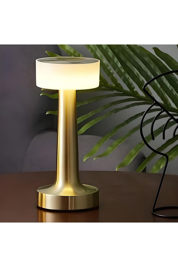 Dokunmatik ve Şarjlı LED Masa Lambası, Dim Edilebilir USB Kablolu Abajur ve Dekoratif Gece Lambası - 2