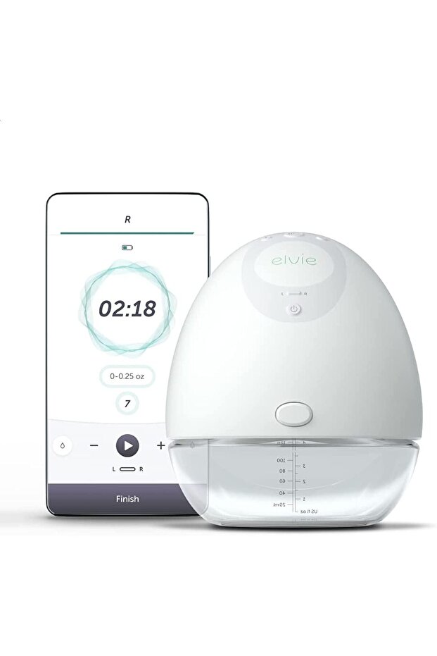 Wearable Single Electric Breast Pump (24mm/28mm Shields) Hands-Free Breast Pump with App