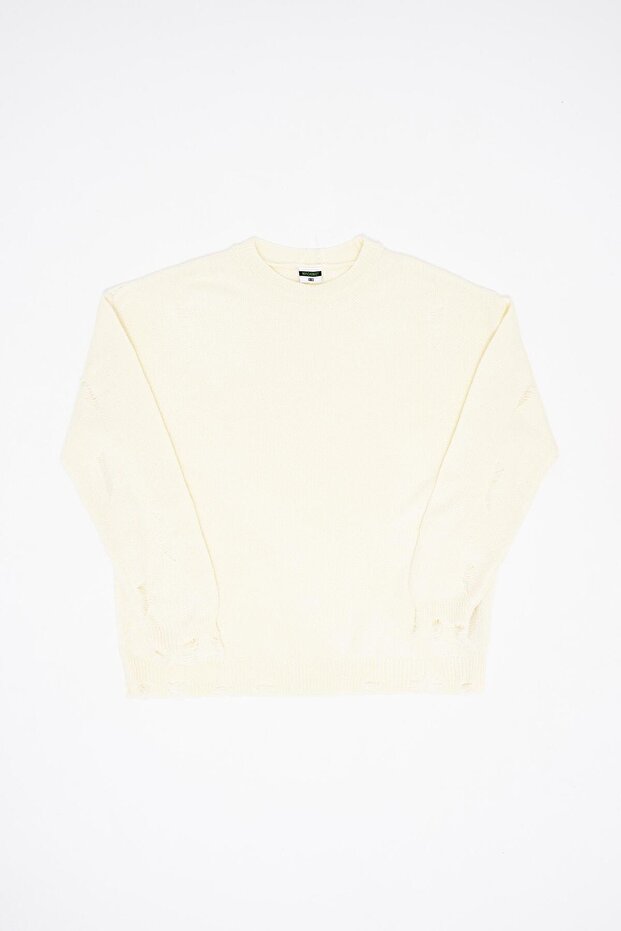 Erkek Basic Kazak Ecru - 6