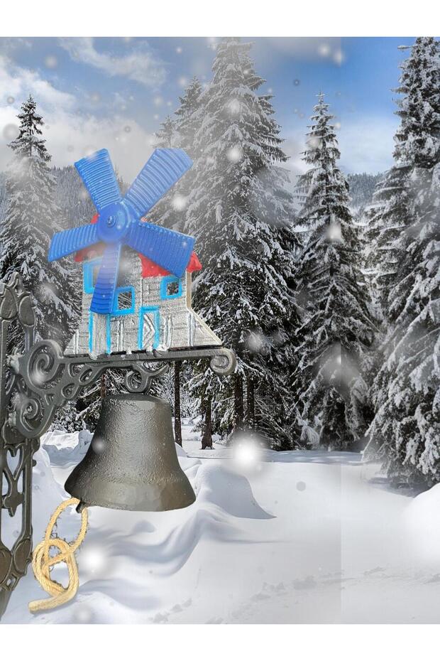 ANTİK TARZ DÖKME DEMİR KAPI ÇANI YELDEĞİRMENİ - 8