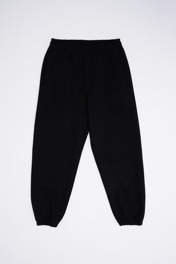 Erkek Basic Diagornel Jogger Siyah Eşofman Altı - 7