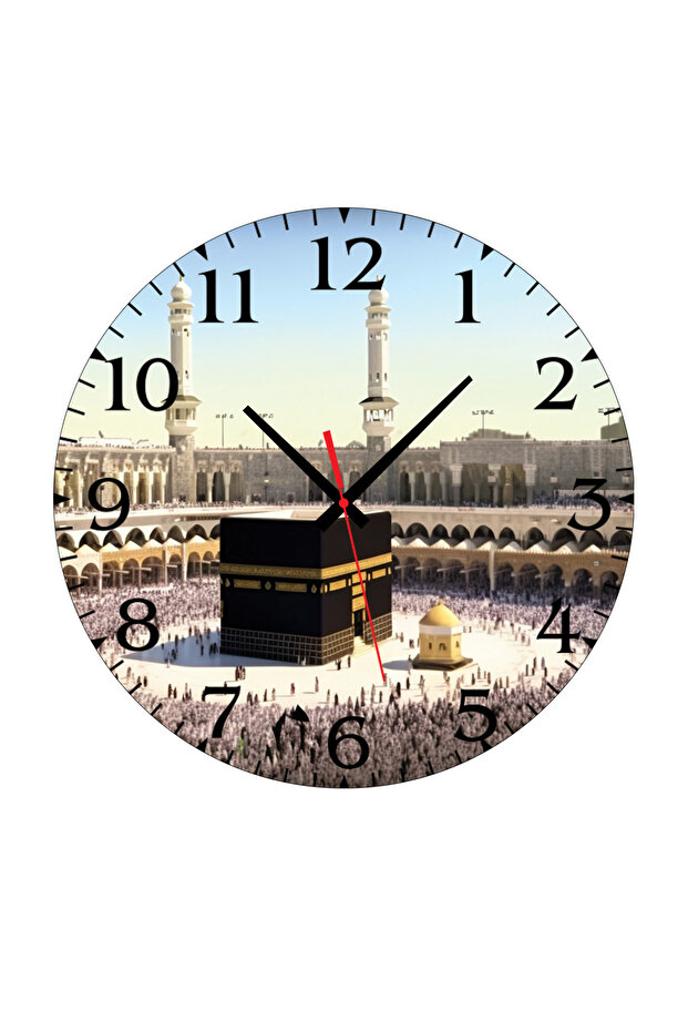 Kabe Tablo Duvar Mdf Tablo 5 Parça Set Ve Saatli - 3