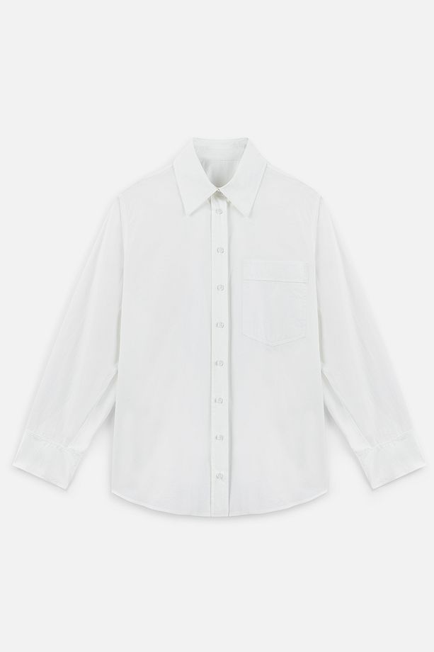 PİLE DETAYLI OVERSIZE GÖMLEK EKRU - 8
