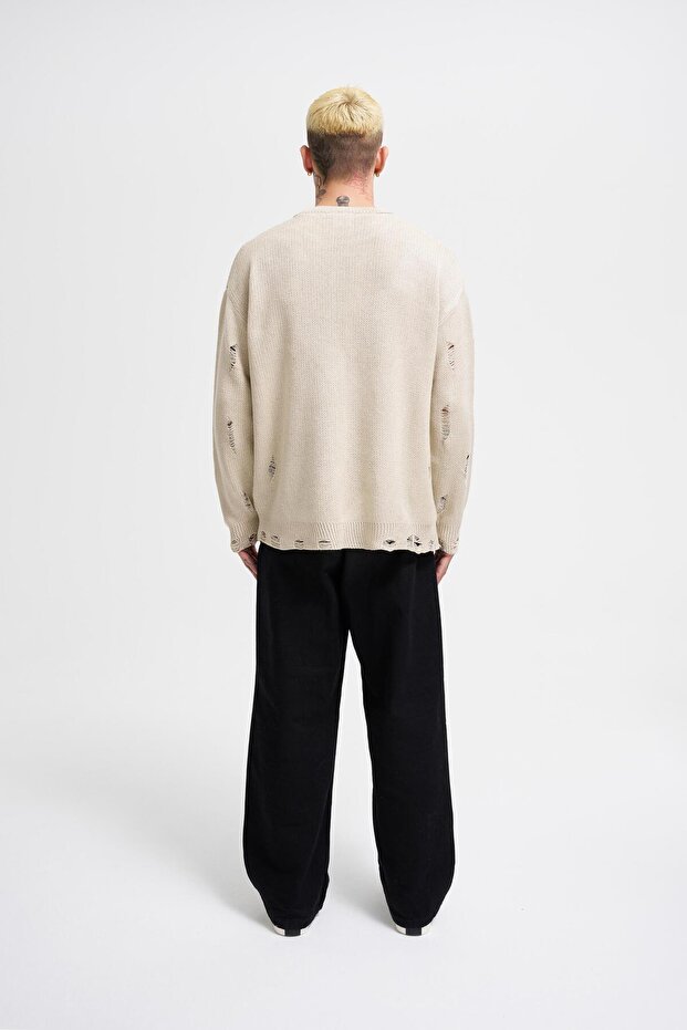 Erkek Basic Taş Kazak - 7