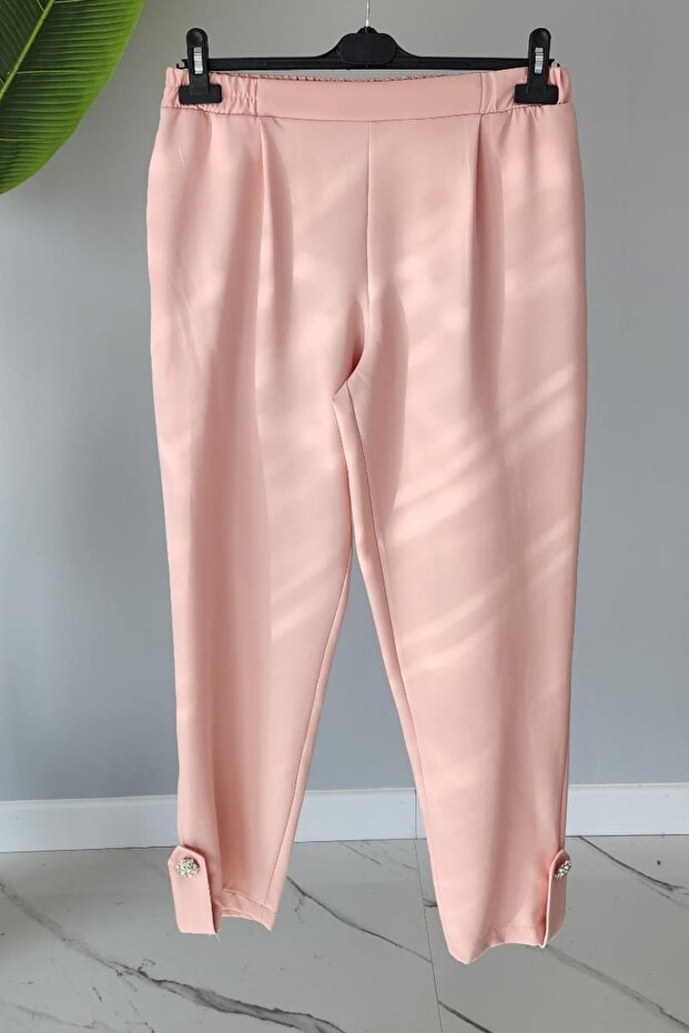 Carrot Trousers with Tape Detail