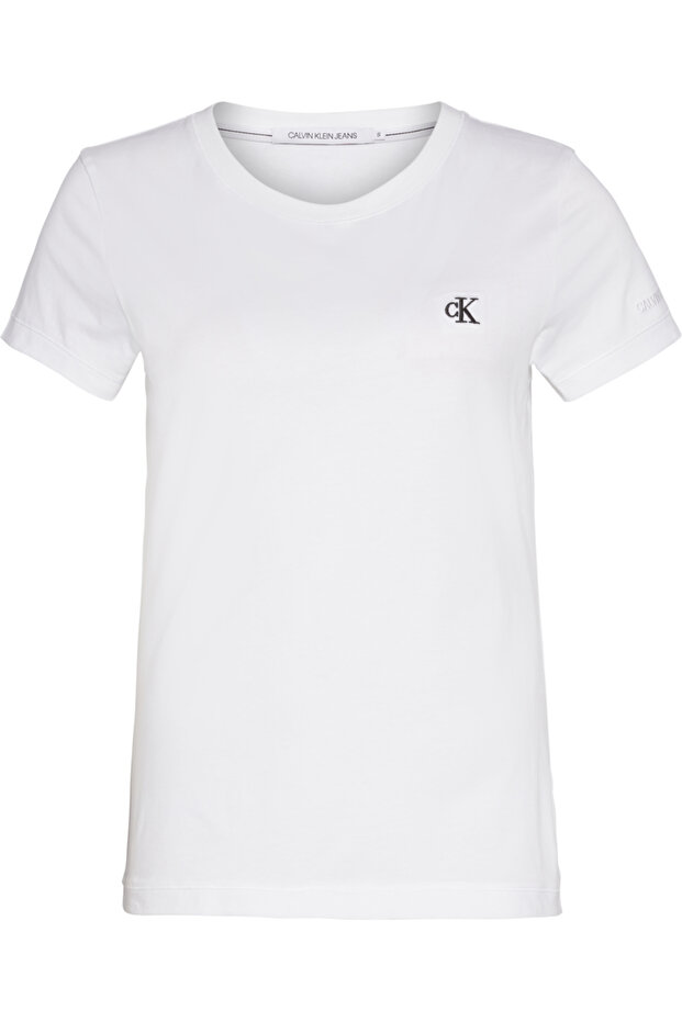 Kadın Slim Organik Pamuklu T-shirt - 1