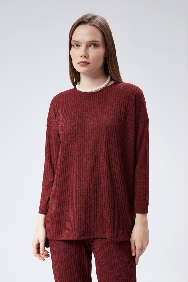 Triko Comfort Ikili Takım - Bordo - 3
