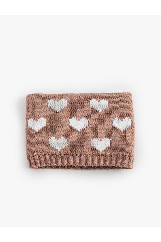 Heart Knitted Neck Collar