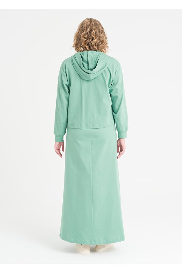 Sweatshirtlü Elbise - 2