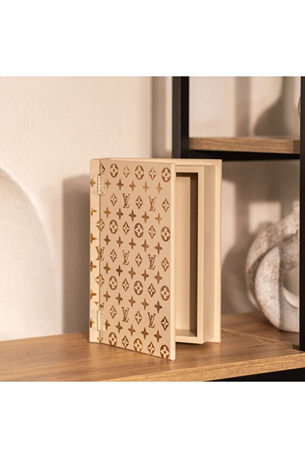 مجموعة صناديق مزخرفة بمظهر الكتاب - 6