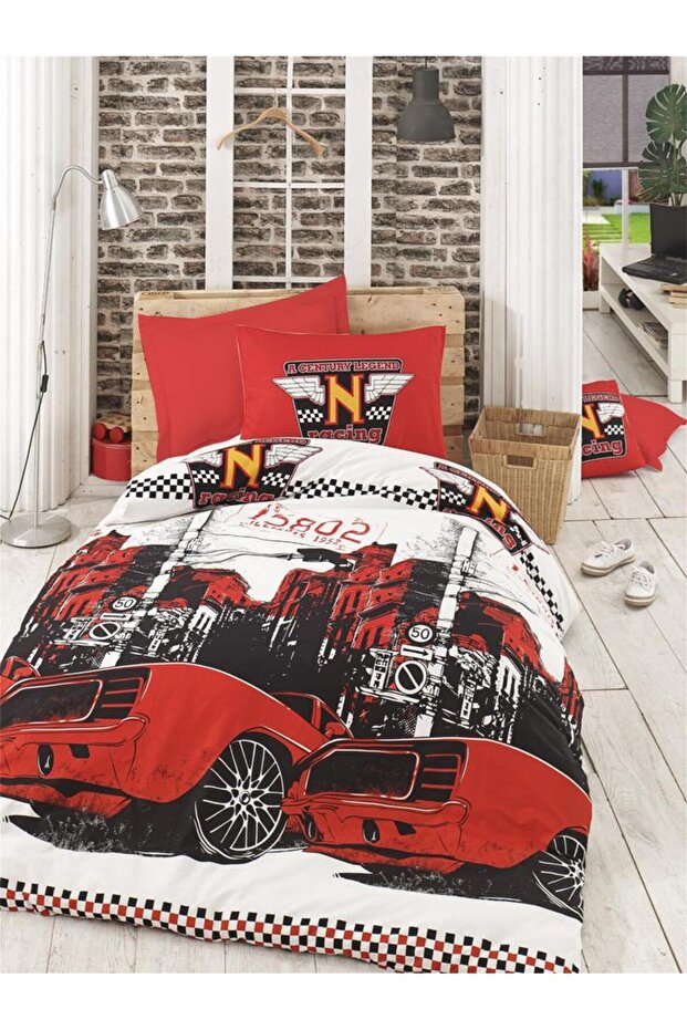Bolide Young Ranforce 100% Cotton Double Duvet Cover Set