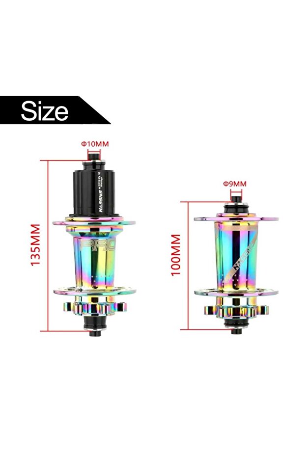Hassns Pro 7 Ön Arka Göbek Seti 32 Delik (MOR) - 2