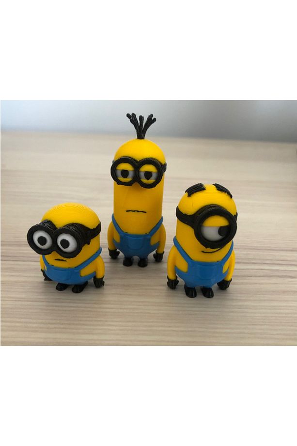 MİNİONS BOB, KEVİN, STUART 3'LU SET MİNİ OYUNCAK - 1