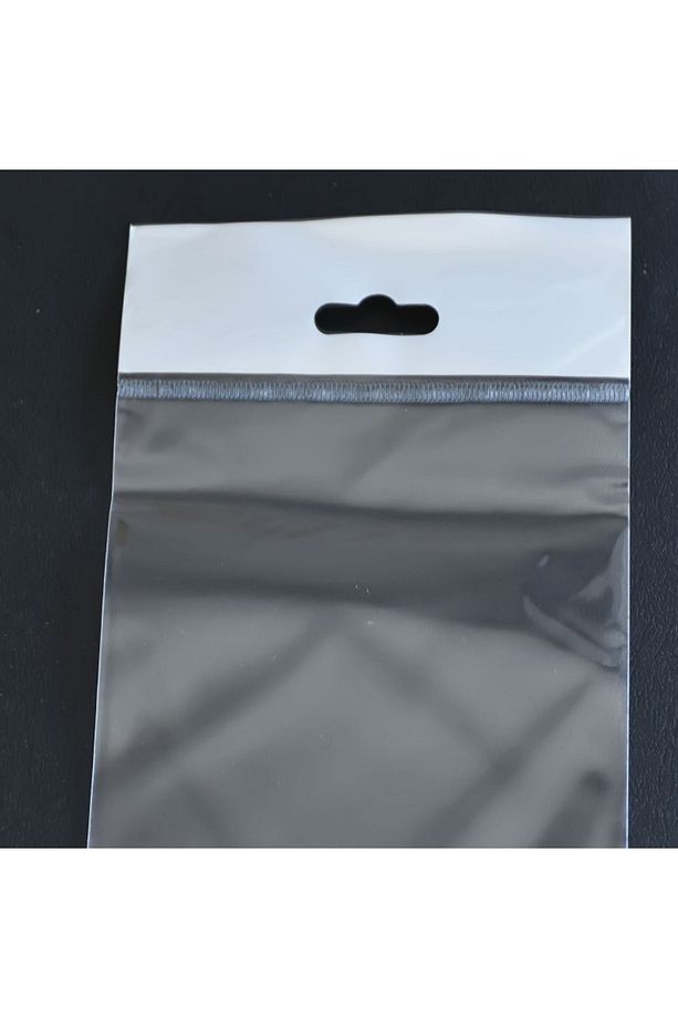 11x25 Cm (KAPALI HALİ 11X15 CM) 100 Adet - Askılı Yapışkanlı Poşet - Meksika Şapkalı Poşet - 5