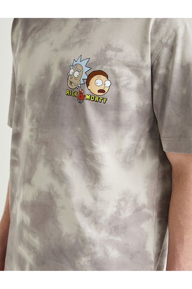 Rick and Morty Oversize Tişört Lisanslı Baskılı - 5