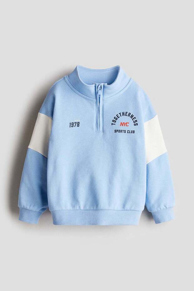 Zip-top sweatshirt