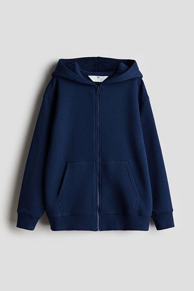 Zip-through hoodie