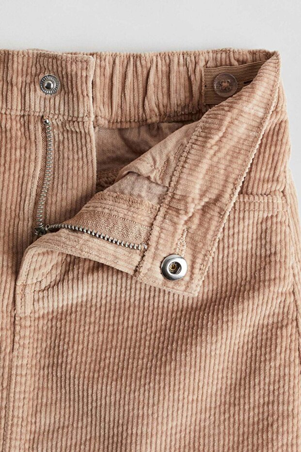 Cotton corduroy skirt