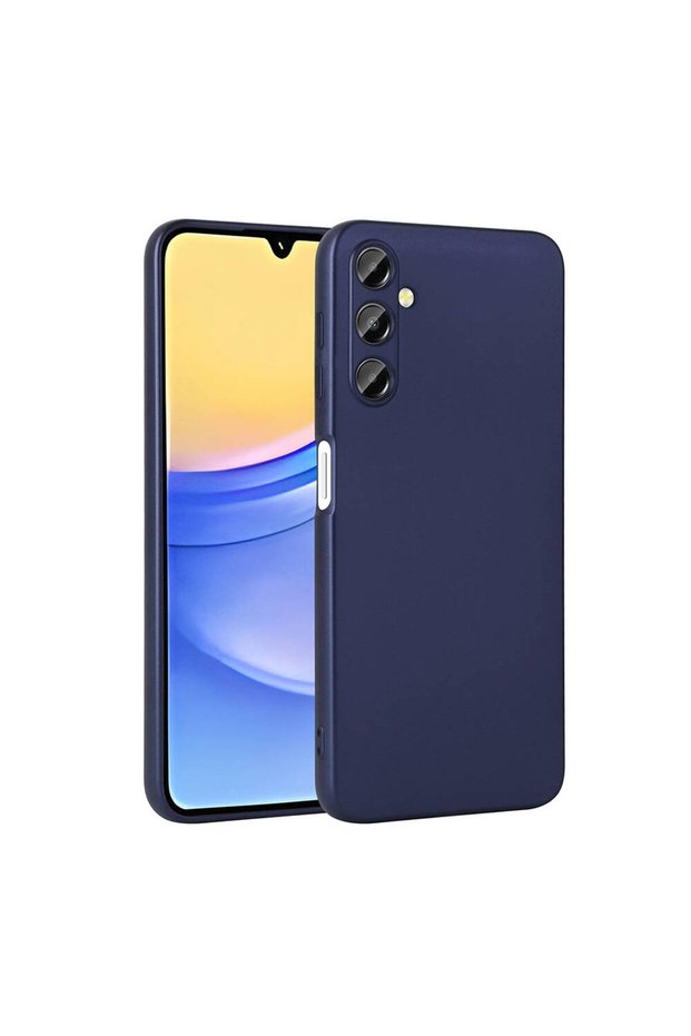 Galaxy A15 - Case Matte Soft Premier Silicone Cover - Navy Blue