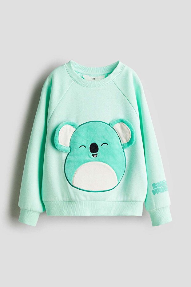 Motif-detail sweatshirt