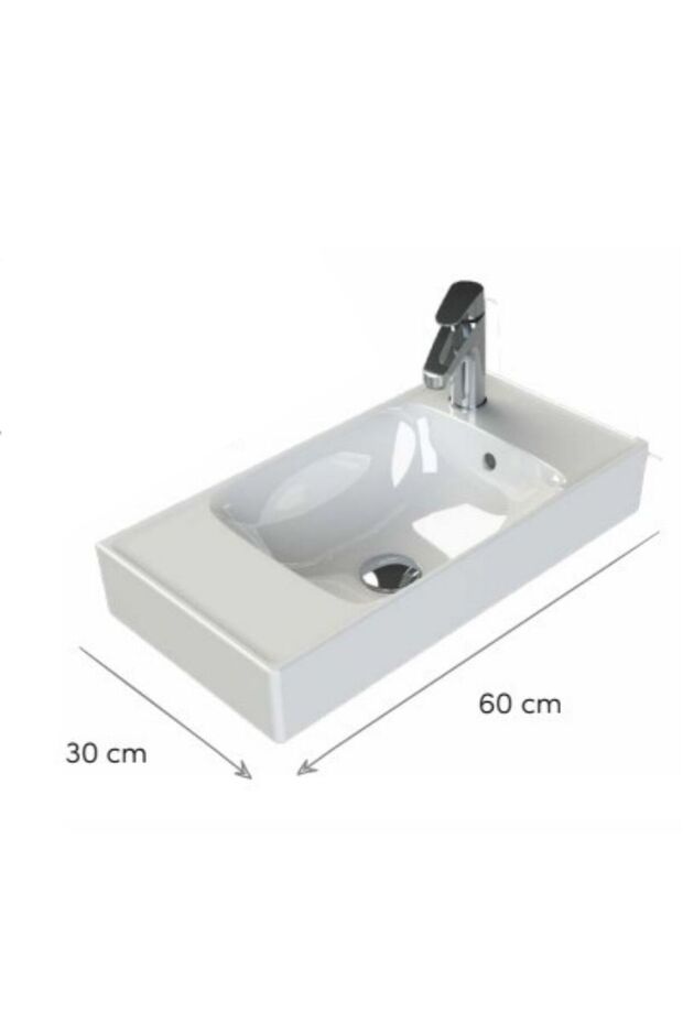 Sharp Etajerli Lavabo 60*30 Cm - 1