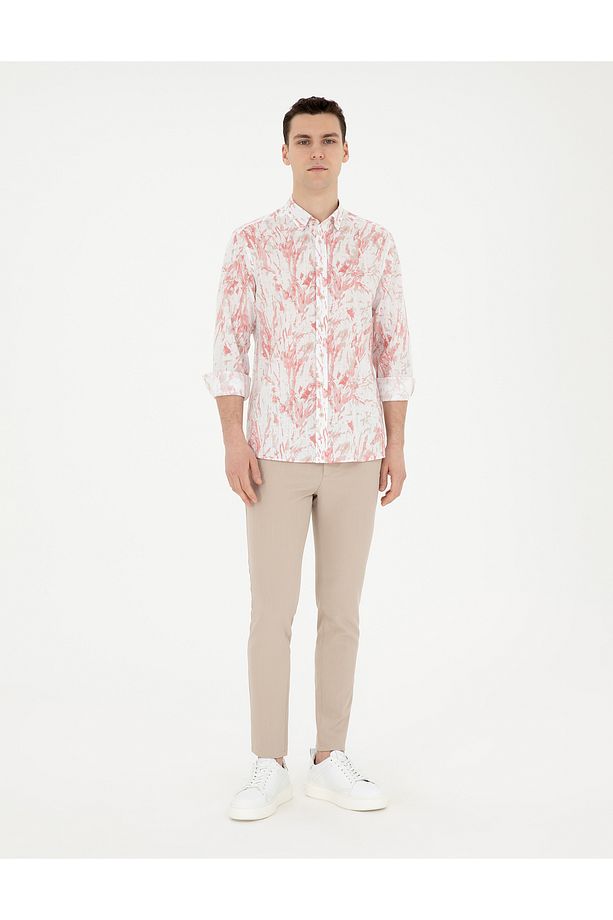 Pembe Regular Fit Uzun Kollu Gömlek 50284239-vr186 - 4